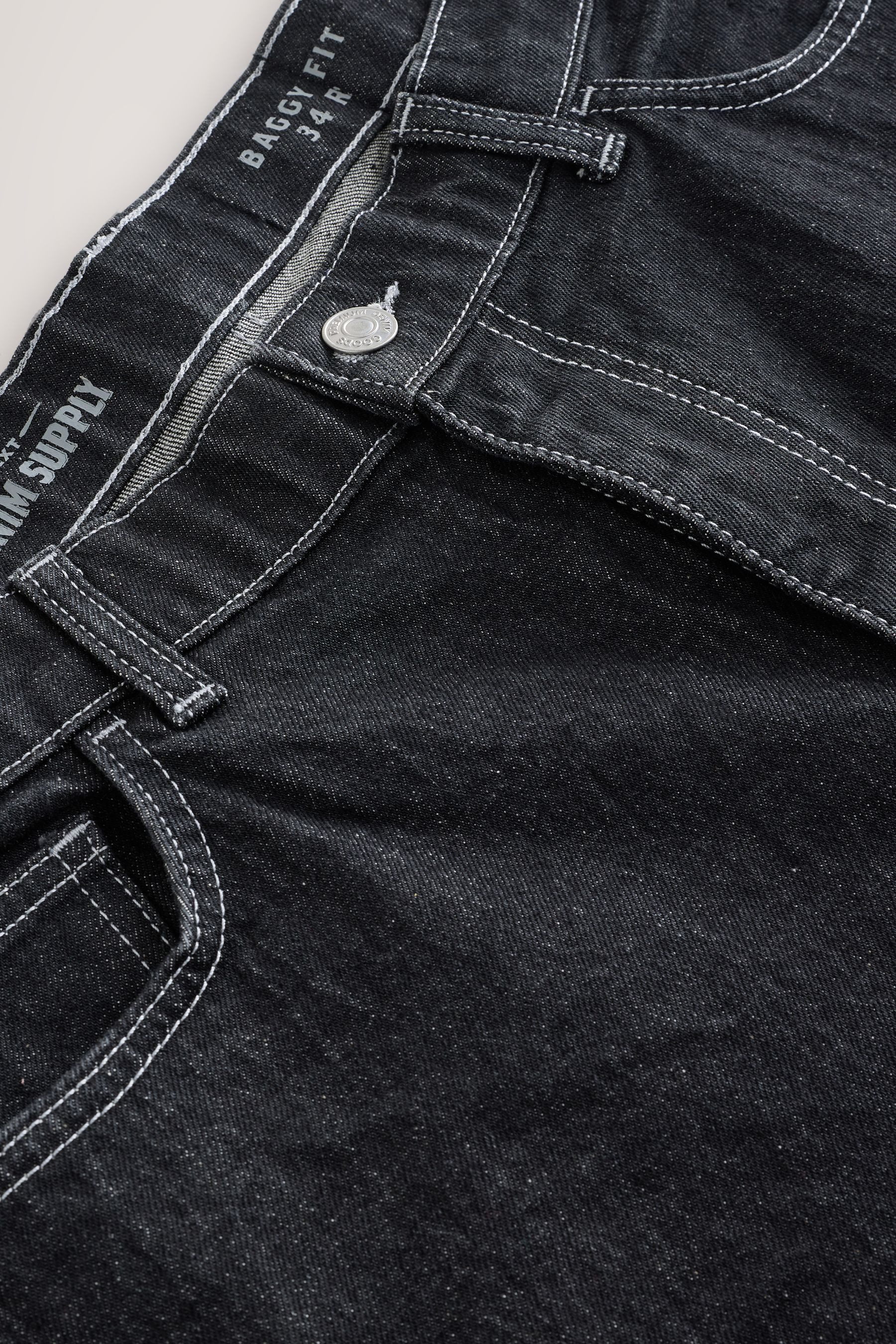 Next Weite Jeans Authentic Stretch-Jeans im Baggy Fit (1-tlg)