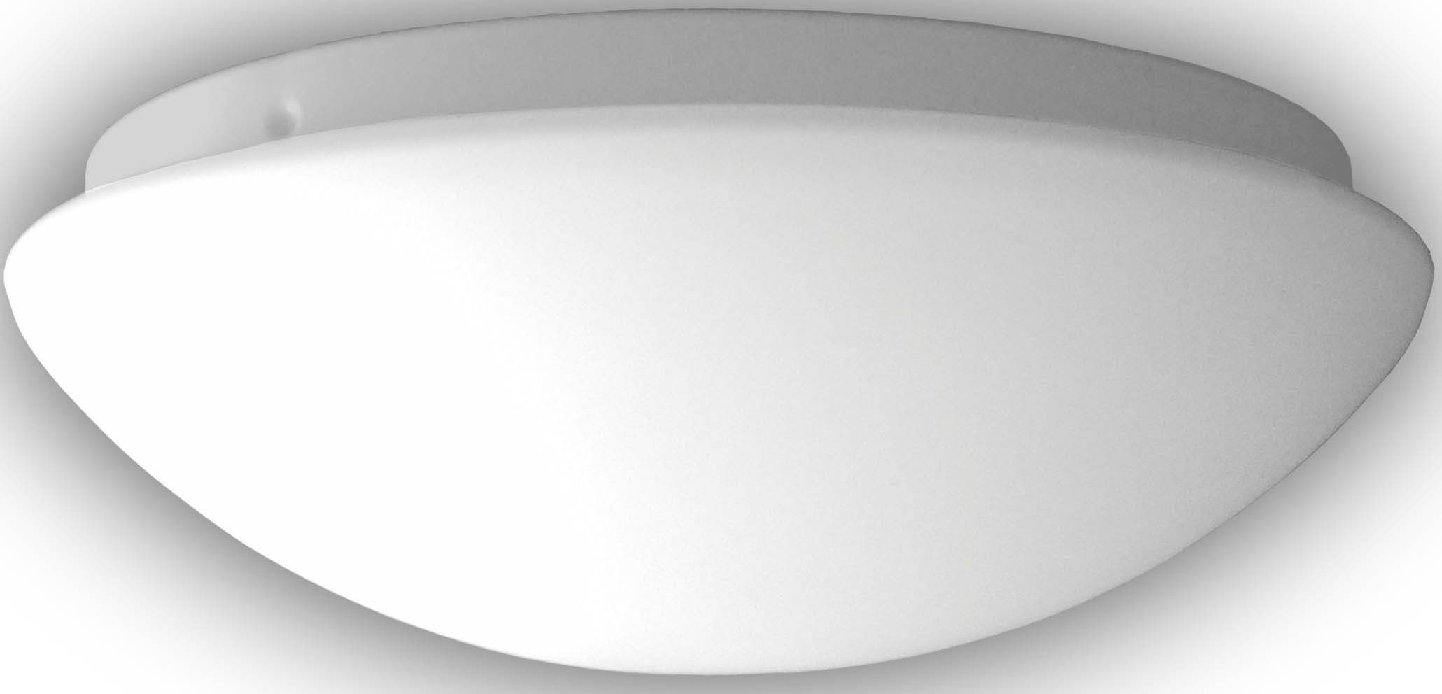 niermann Deckenleuchte Nurglasleuchte Opal matt, 30 cm, LED, LED wechselbar,  Warmweiß