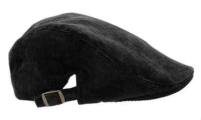 dy_mode Schiebermütze Flatcap Herren Kappe Damen Schiebermütze Schirmmütze Unisex Unifarben