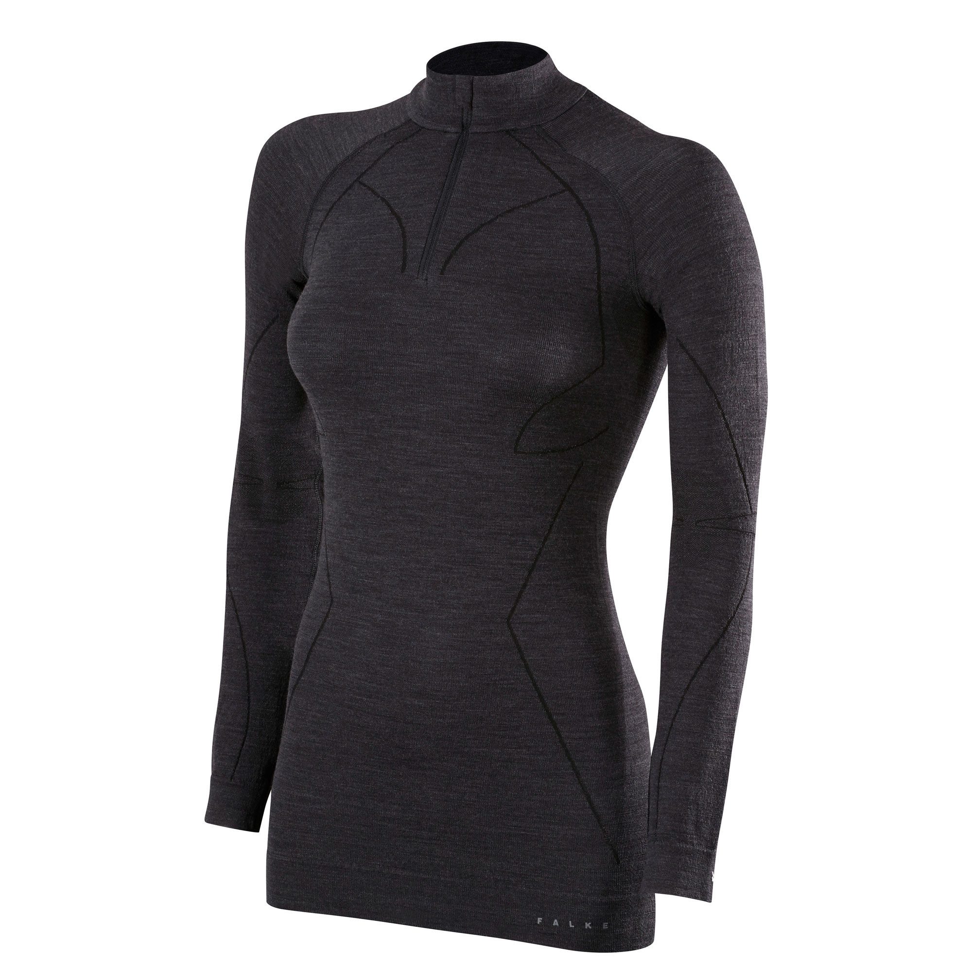 Unterziehshirt Falke Damen Langarmshirt Wool-Tech Zip Shirt 33210