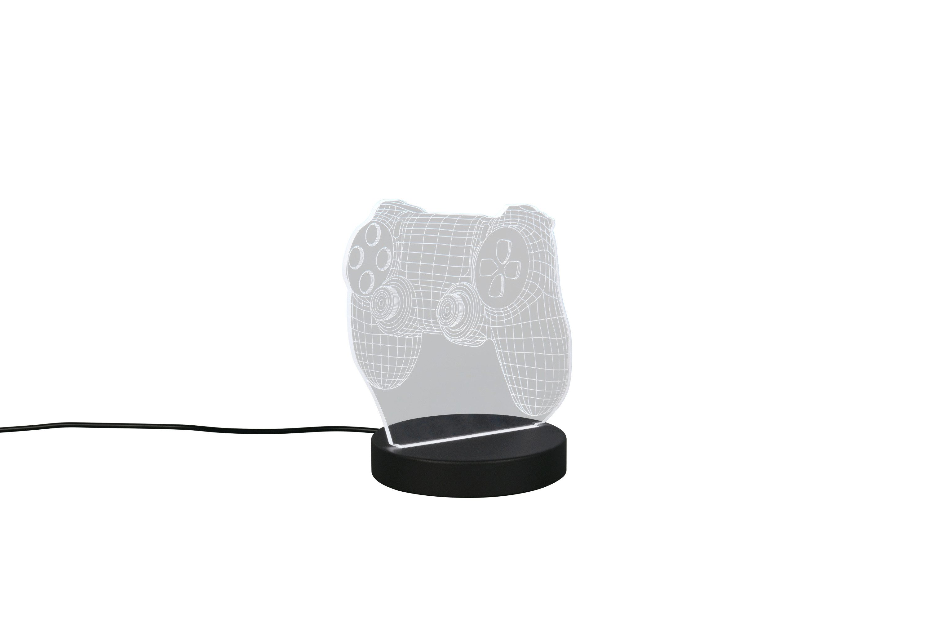 Reality Leuchten Tischleuchte Reality Leuchten Tischleuchte JOY LED DH 12x17 cm schwarz Tischlampe, Warmweiß