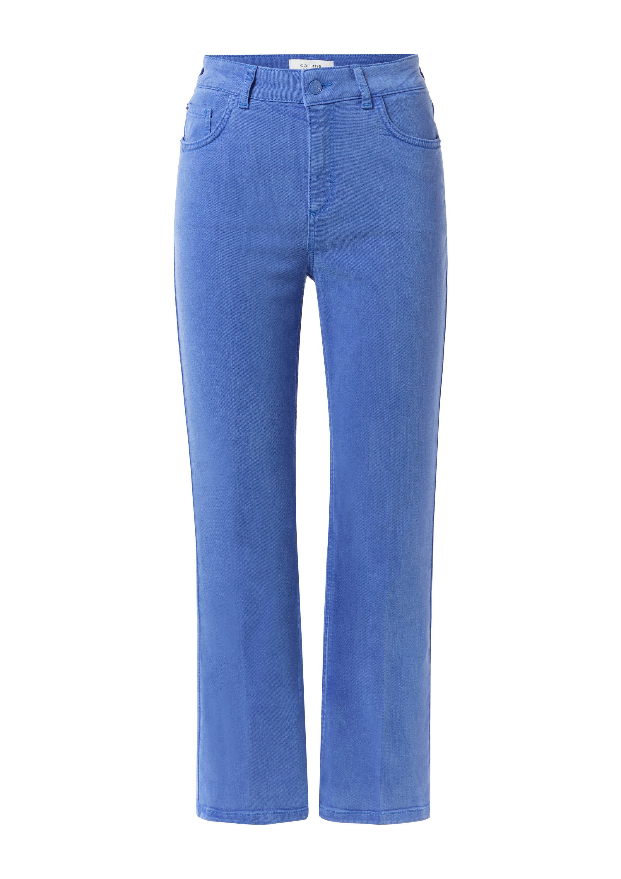 comma Chinos Hose Denim mit Flared Leg günstig online kaufen