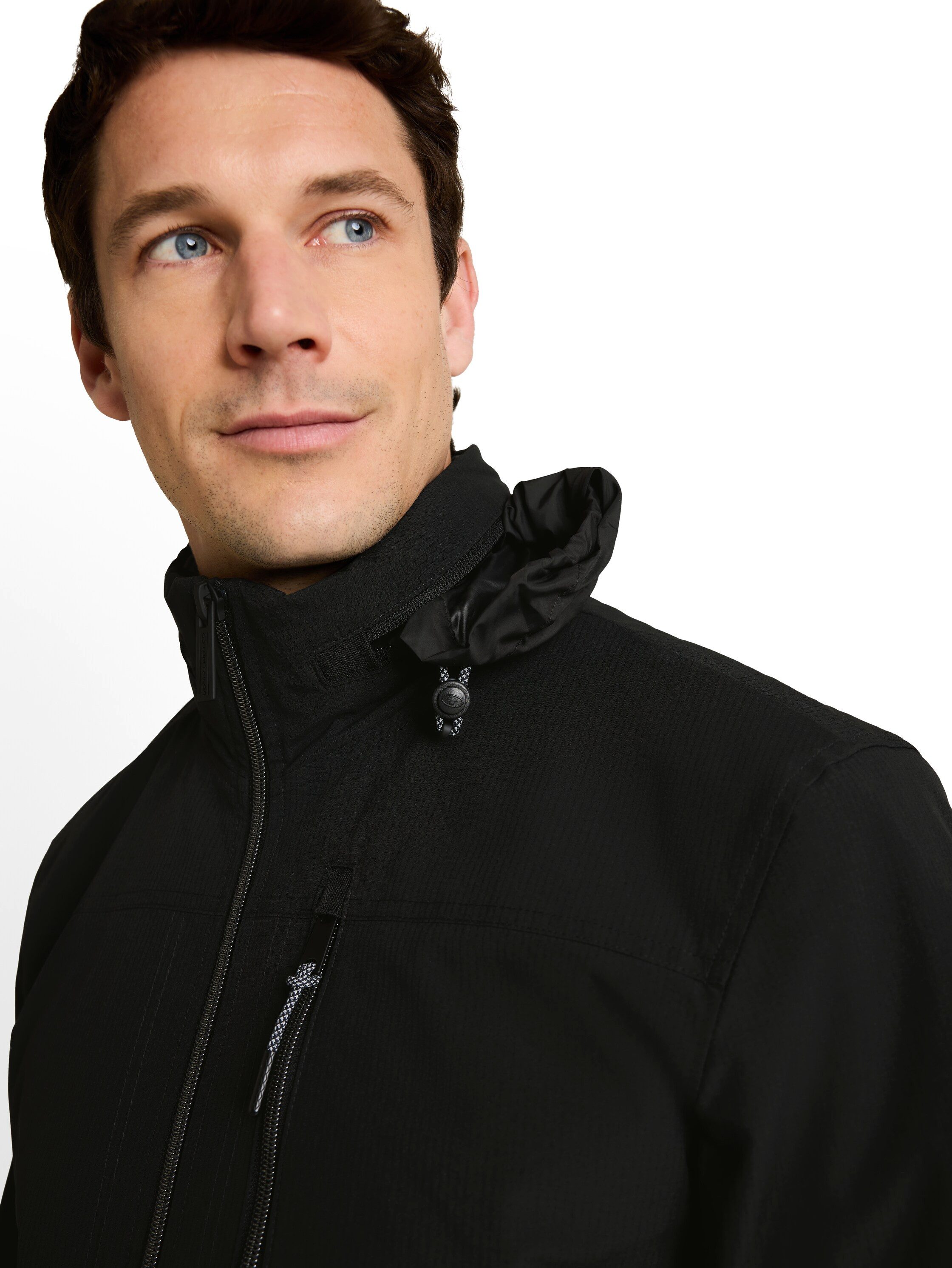 TOM TAILOR Blouson Sweatjacke mit Reißverschluss