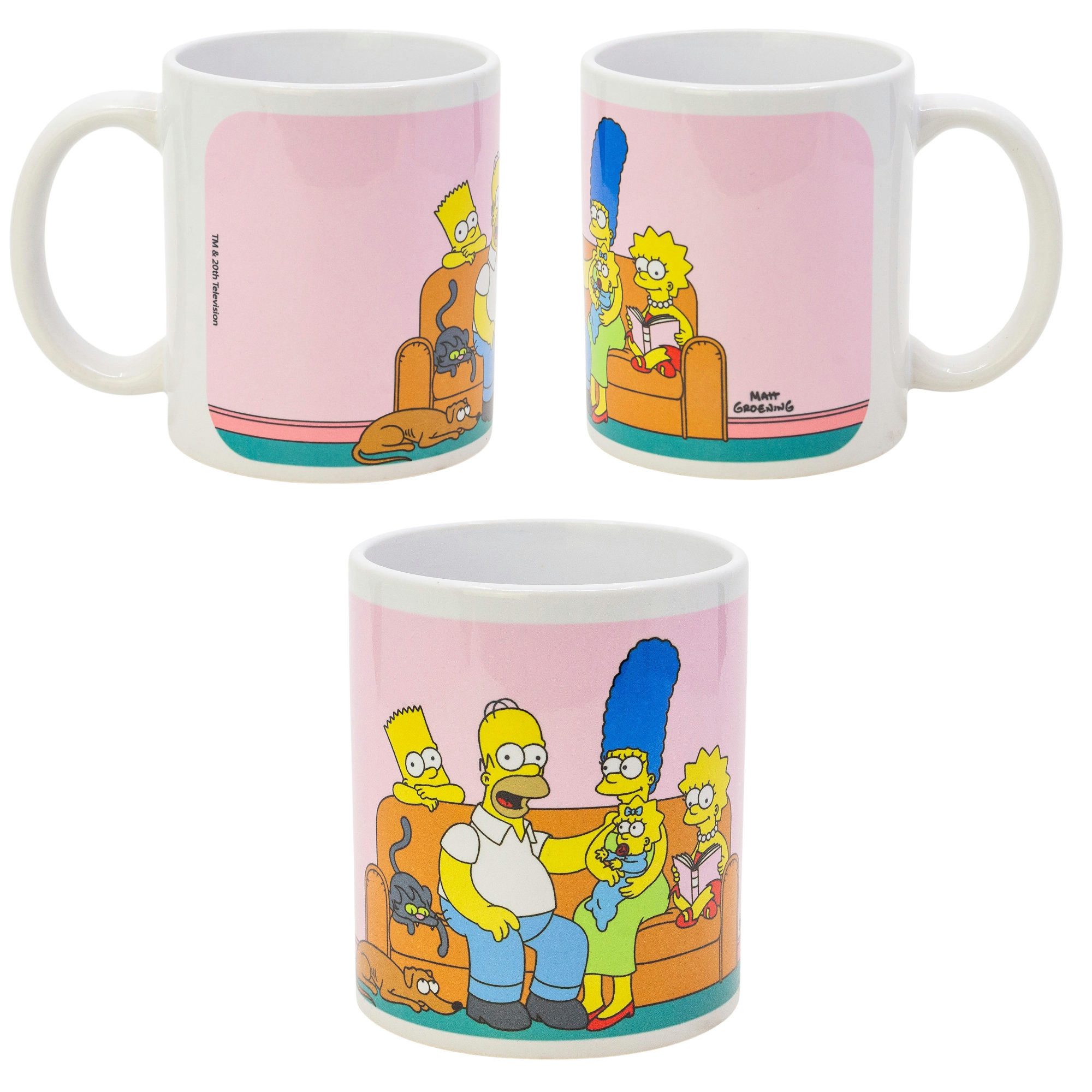 The Simpsons Tasse Die Simpsons Homer Bart Teetasse Kaffeetasse Geschenkidee, Keramik