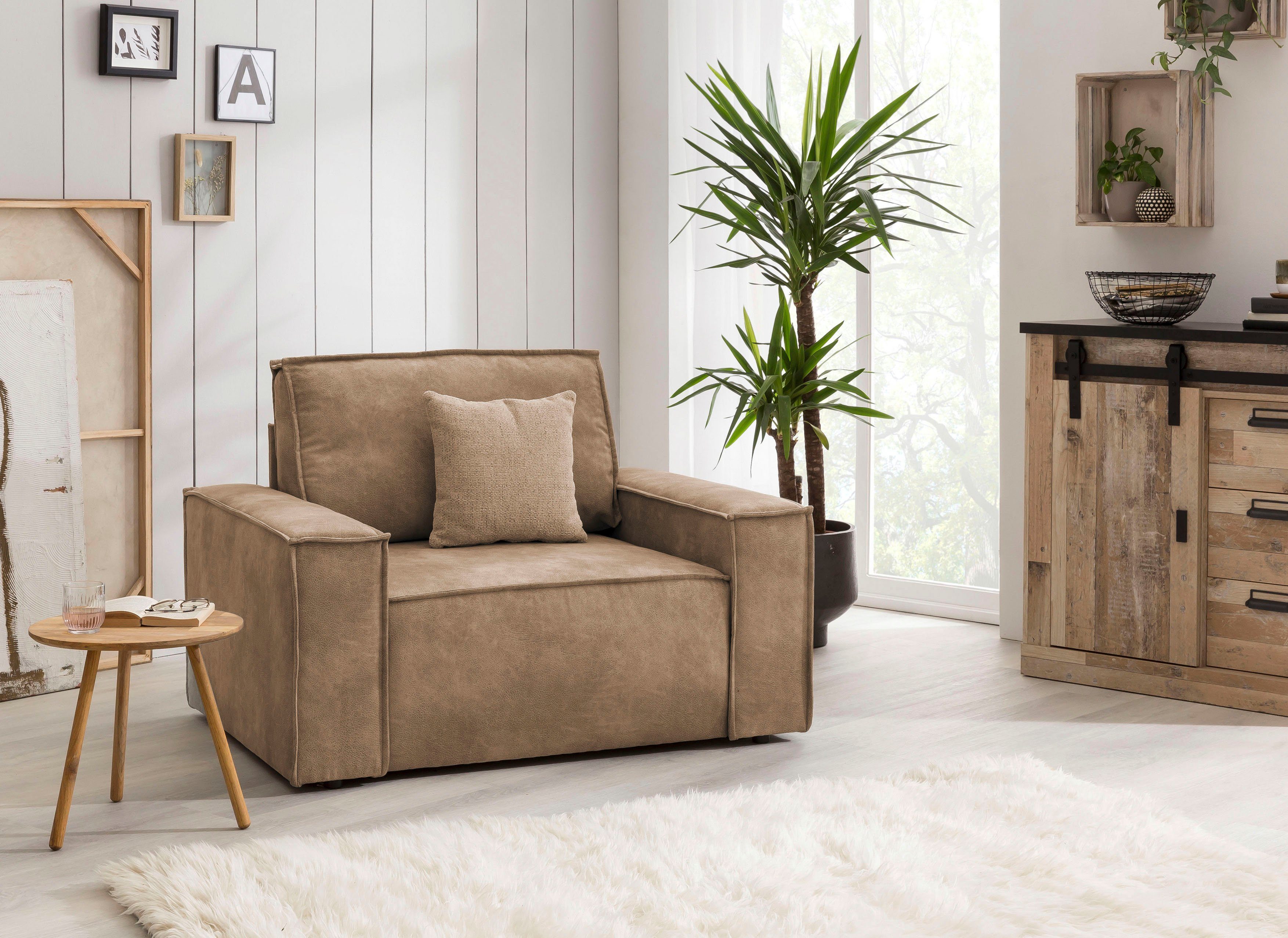 Home affaire Sessel SHERWOOD, Love-Seat in günstig online kaufen