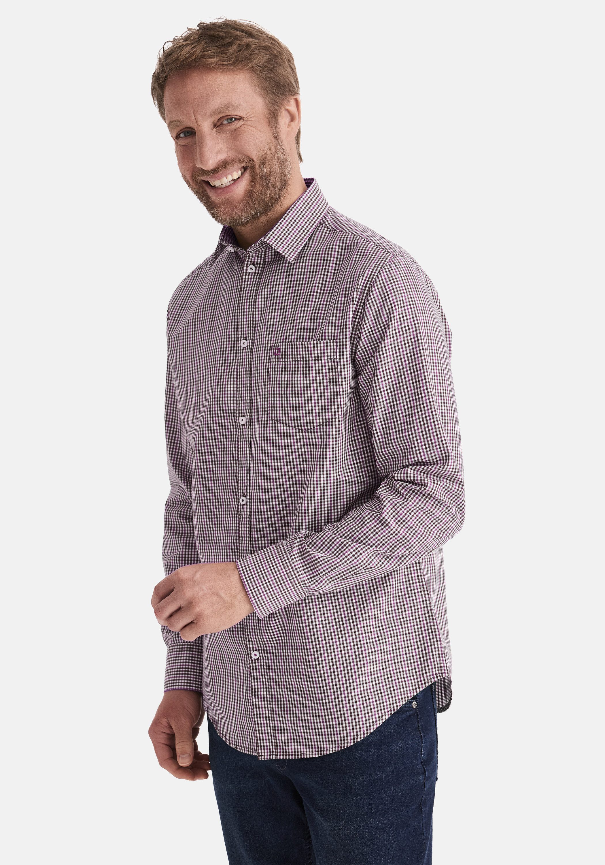 Stooker Men Flanellhemd HARLEY Hemd Langarm Regular Fit Langarm Hemd Regula günstig online kaufen