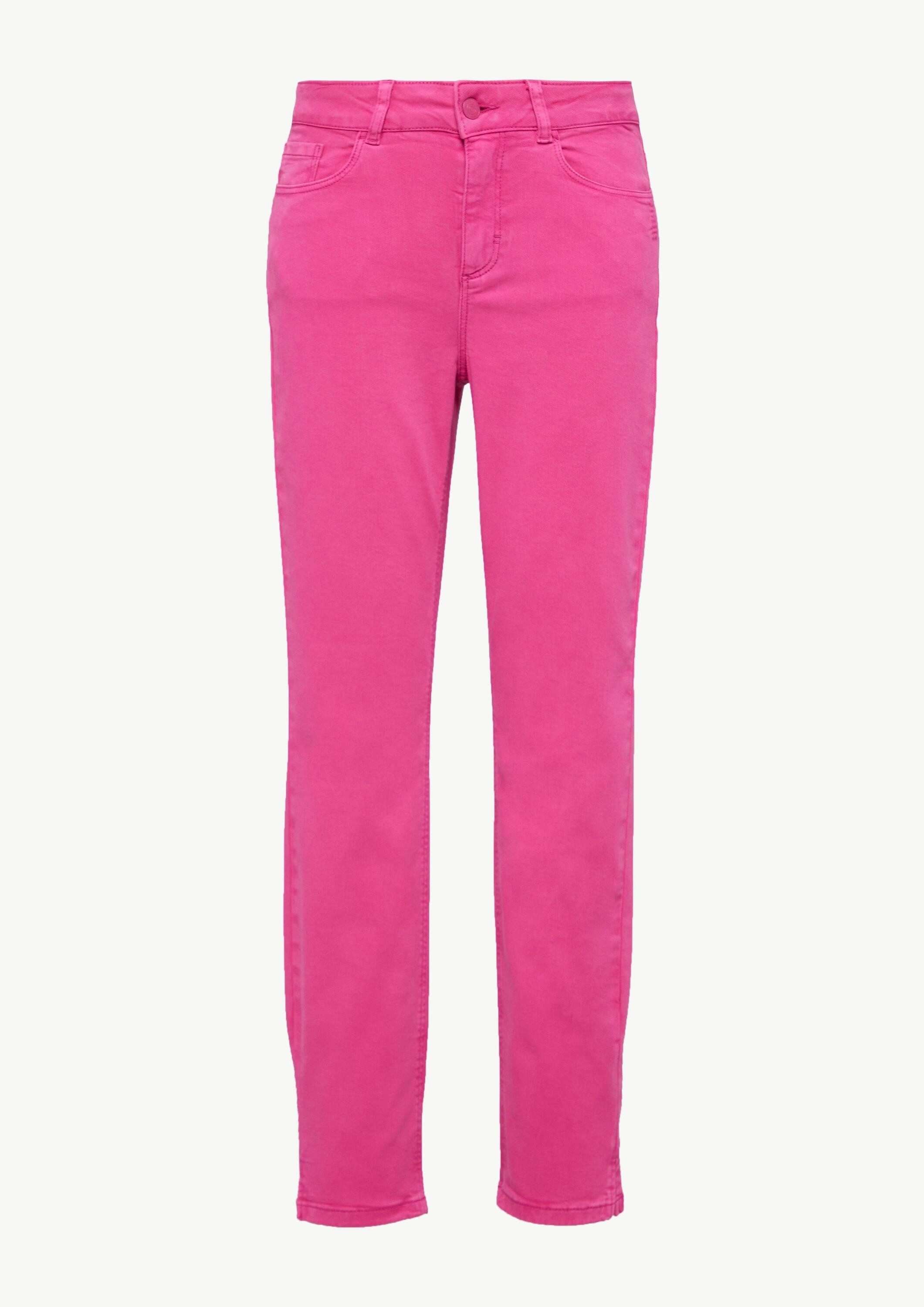comma Skinny-fit-Jeans Hose Skinny Jeans mit geschlitztem Saum