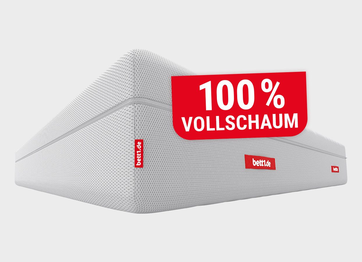 Boxspringmatratze BODYGUARD Boxspring Matratze Weich, bett1.de, 28 cm hoch, atmungsaktiver HyBreeze® Funktionsbezug, aus 100 % QXSchaum®