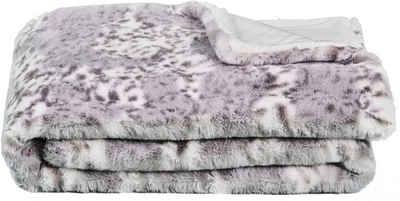 Wohndecke Irbis, Star Home Textil, im Leoparden-Look, 150x200 cm