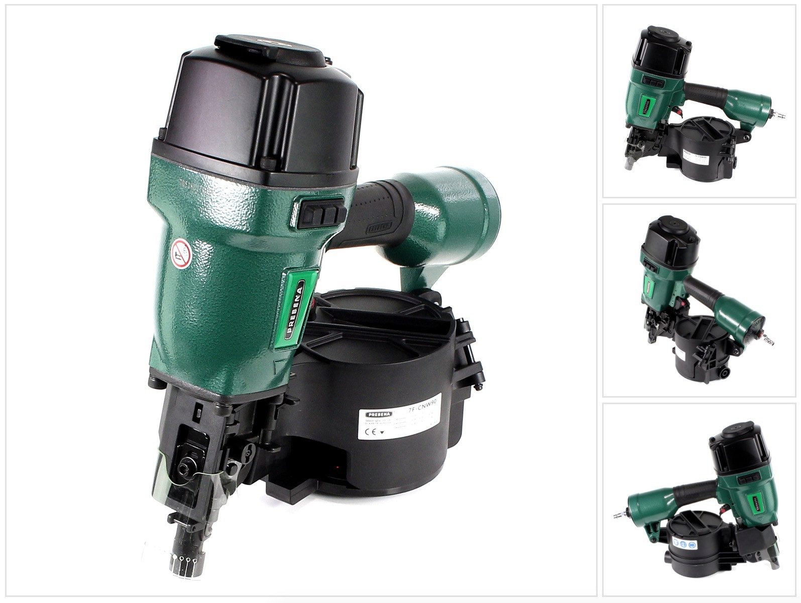 Prebena Druckluft-Nagler 7F-CNW90-S01 Druckluftnagler für Coilnägel Type CNW von 45-90mm - ohn