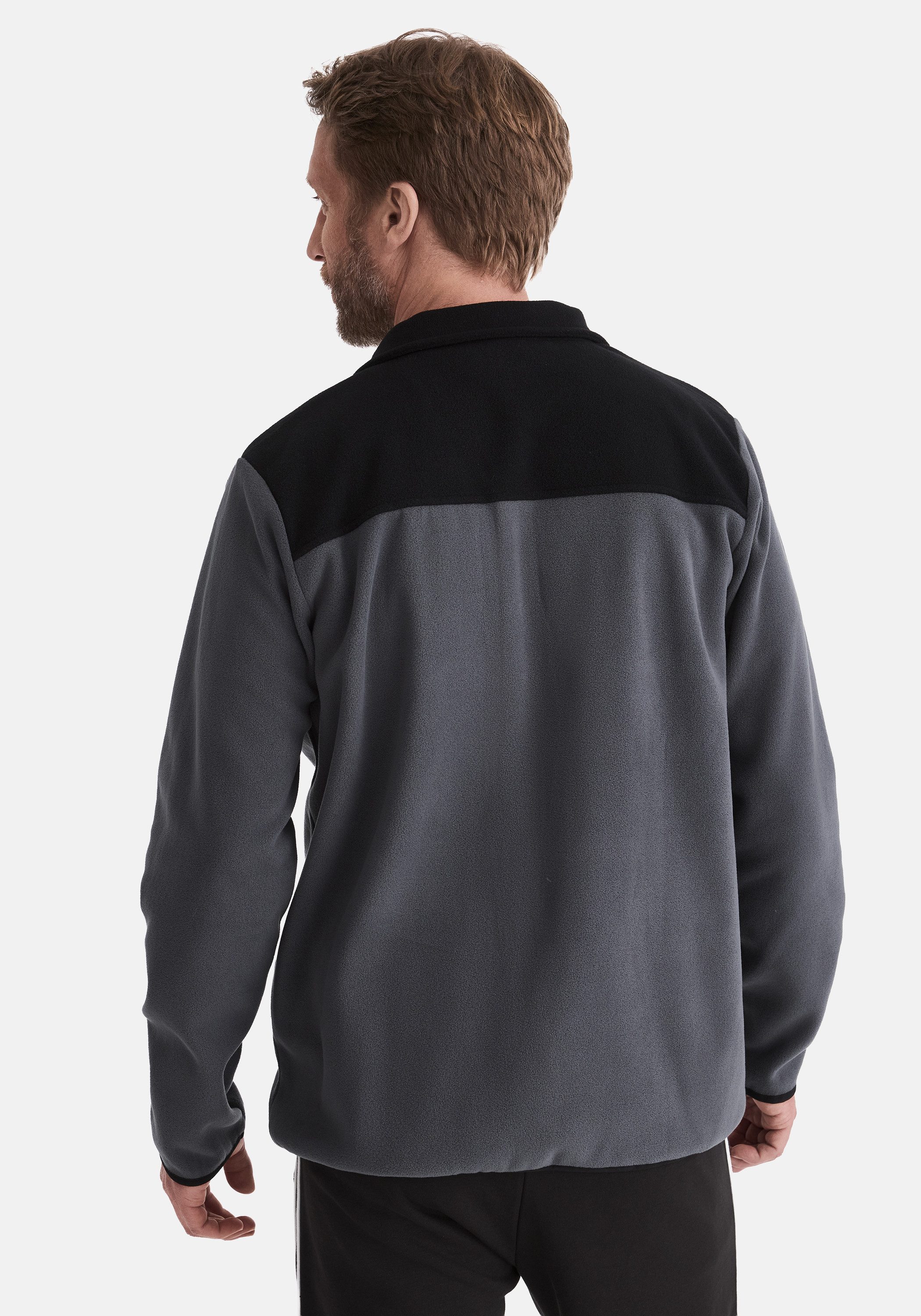 Stooker Men Sweatjacke JOEL Fine Fleecejacke Sherpa fleece Straight Fit Casual Sherpa für Herren