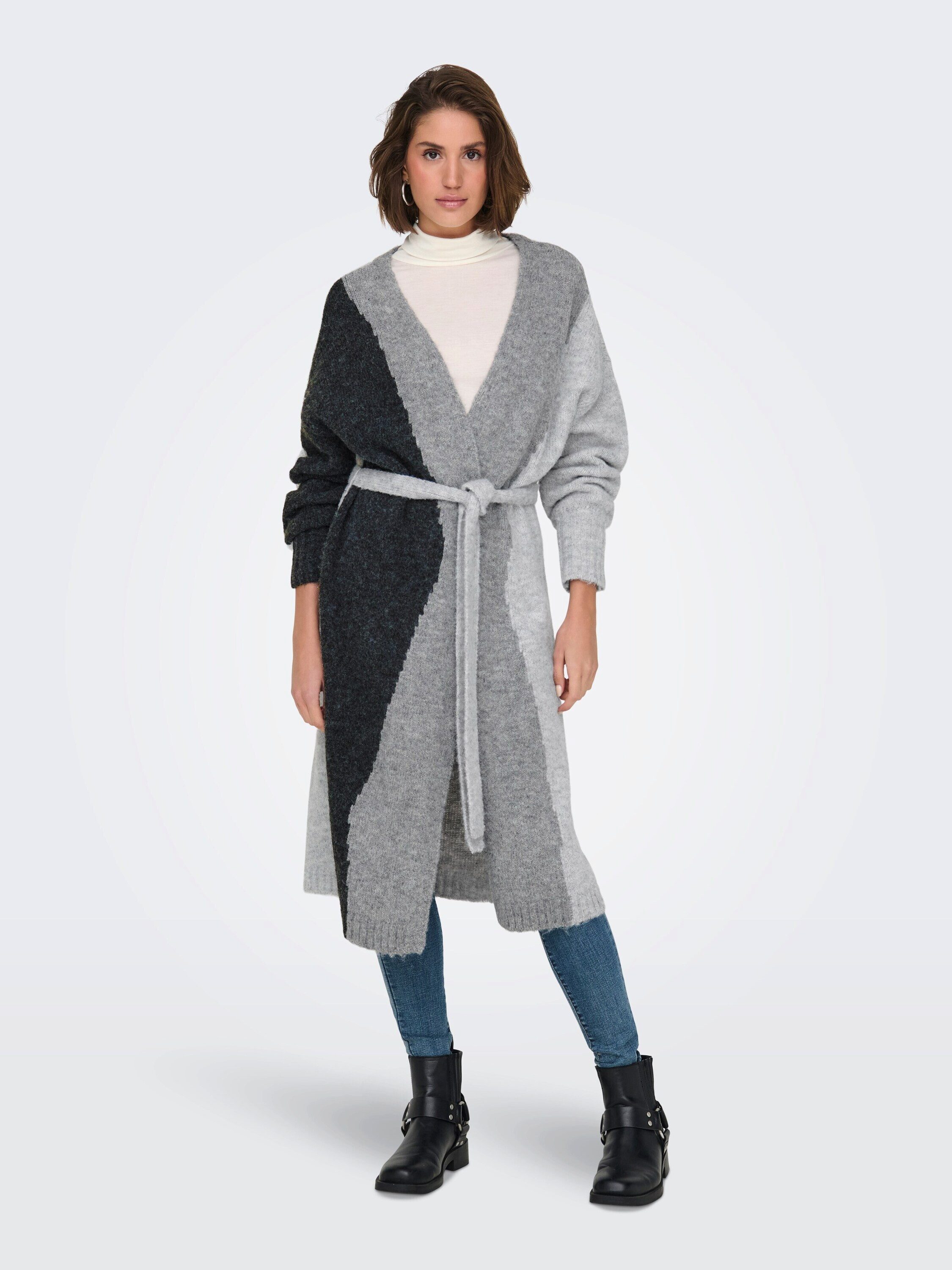 ONLY Strickjacke ONLGro (1-tlg) Plain/ohne Details günstig online kaufen