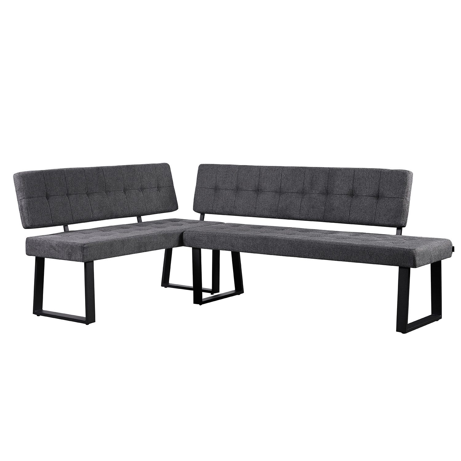 B&D home Eckbank AKA (2-St), beidseitig montierbar, gepolstert, mit Rückenlehne, verschiedene Maße