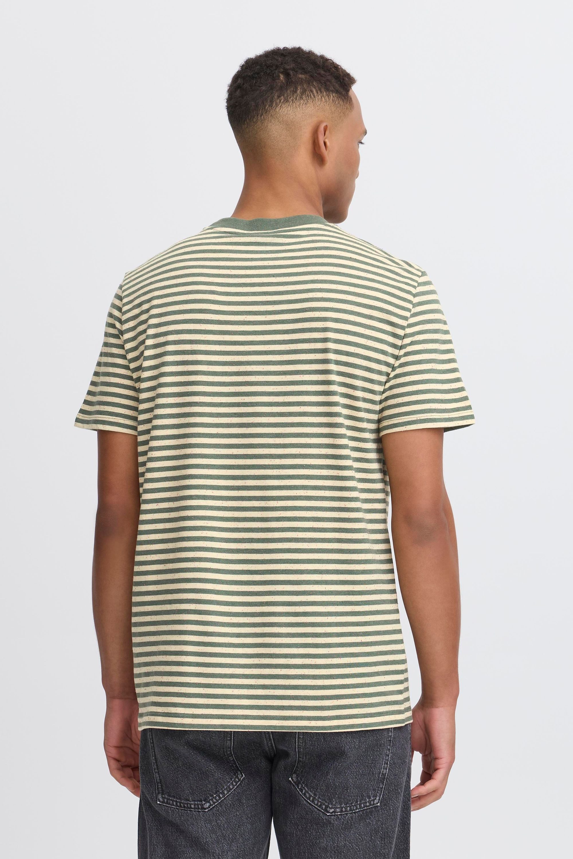 Blend Rundhalsshirt BHJELTE Lässiges T-Shirt mit Streifen