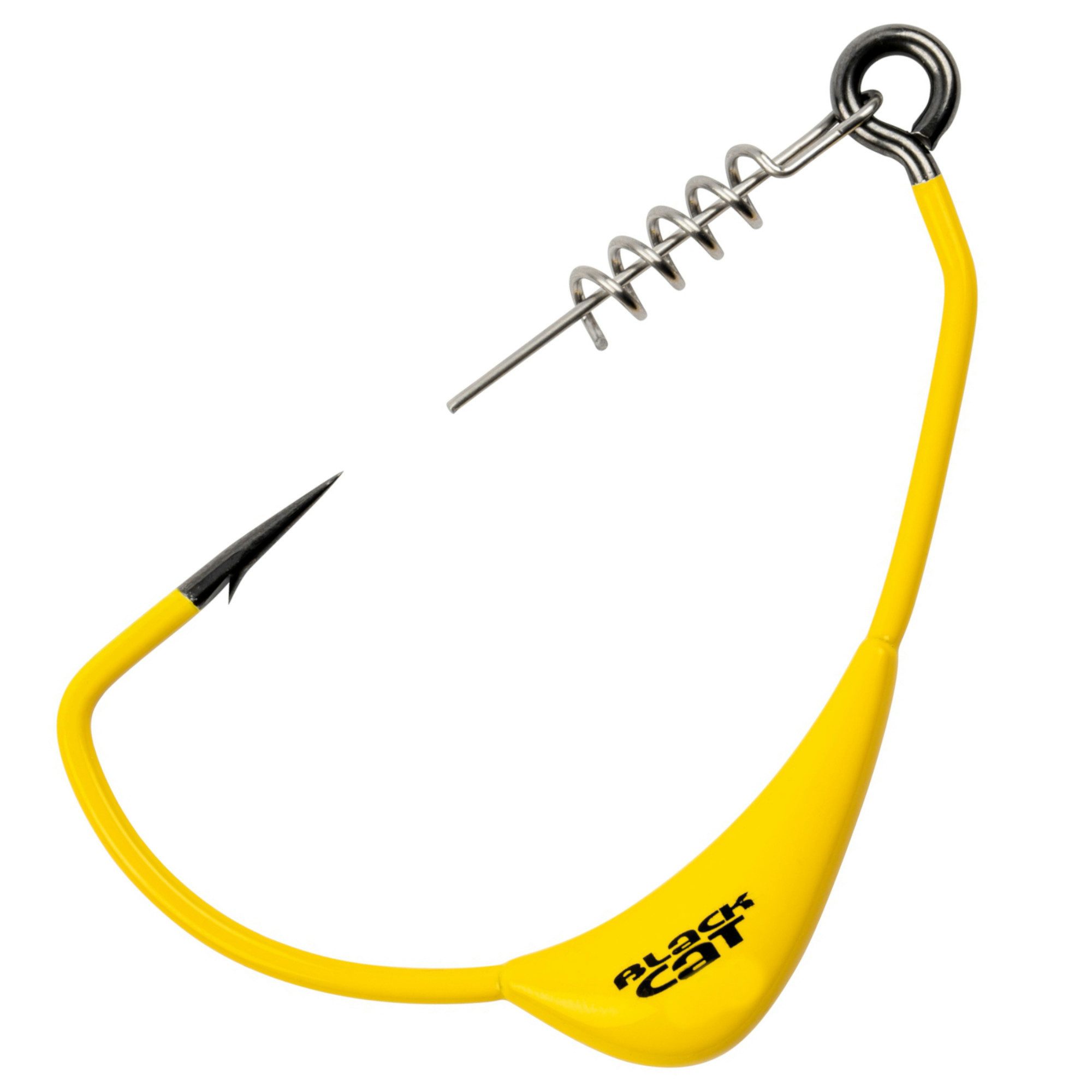 Black Cat Offset-Haken Mega Offset Hook 10/0 Bare