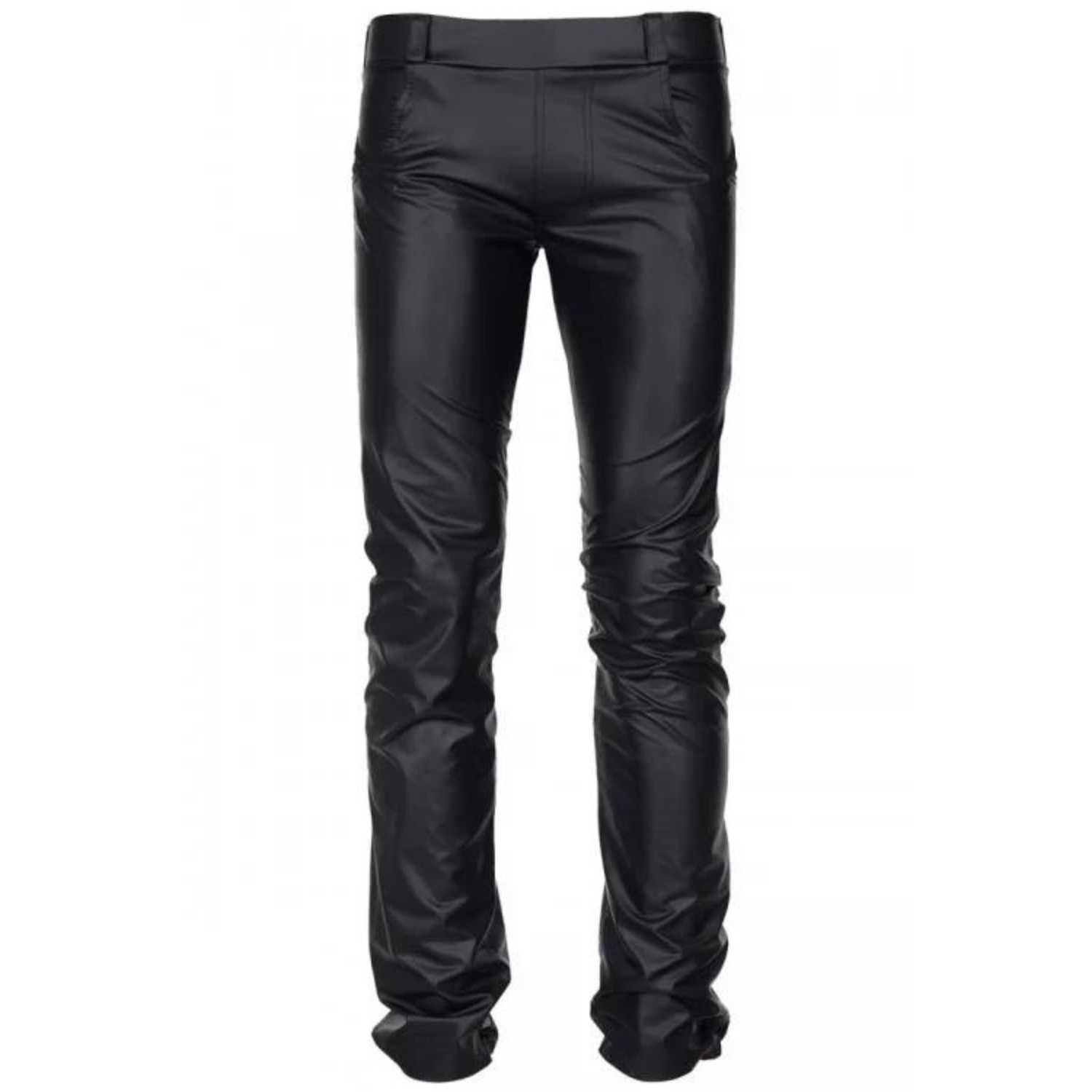 Regnes Fetish Planet Lederimitathose Kunstleder Hose Vittorio dehnbar elastisch schwarz