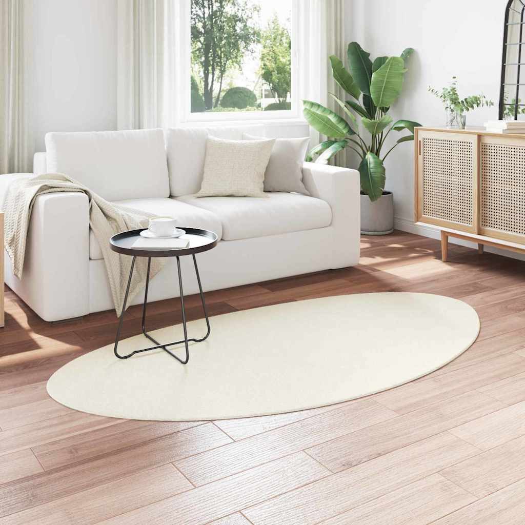 vidaXL Teppich Teppich HUARTE Creme 80 x 150 cm Polyester – Bild 3 von 5