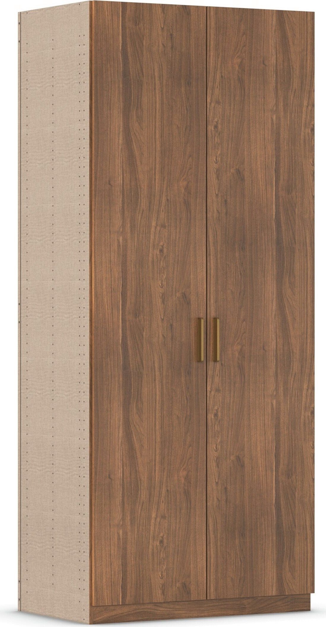OTTO home Kleiderschrank ANBAUELEMENT nur geeignet für vorhandene Schränke WELTNEUHEIT ZELLARA (ANBAUELEMENTE Breite 46/90 cm für bestehende »ZELLARA« Kleiderschränke) PATENTIERTES SCHNELLMONTAGESYSTEM Griff Goldfarben MADE IN GERMANY