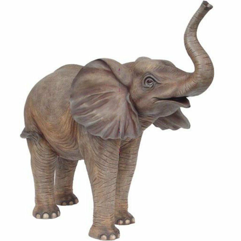 Gartenfigur XXL Premium Elefant 160 cm hoch 180 cm lang lebensgross Deko