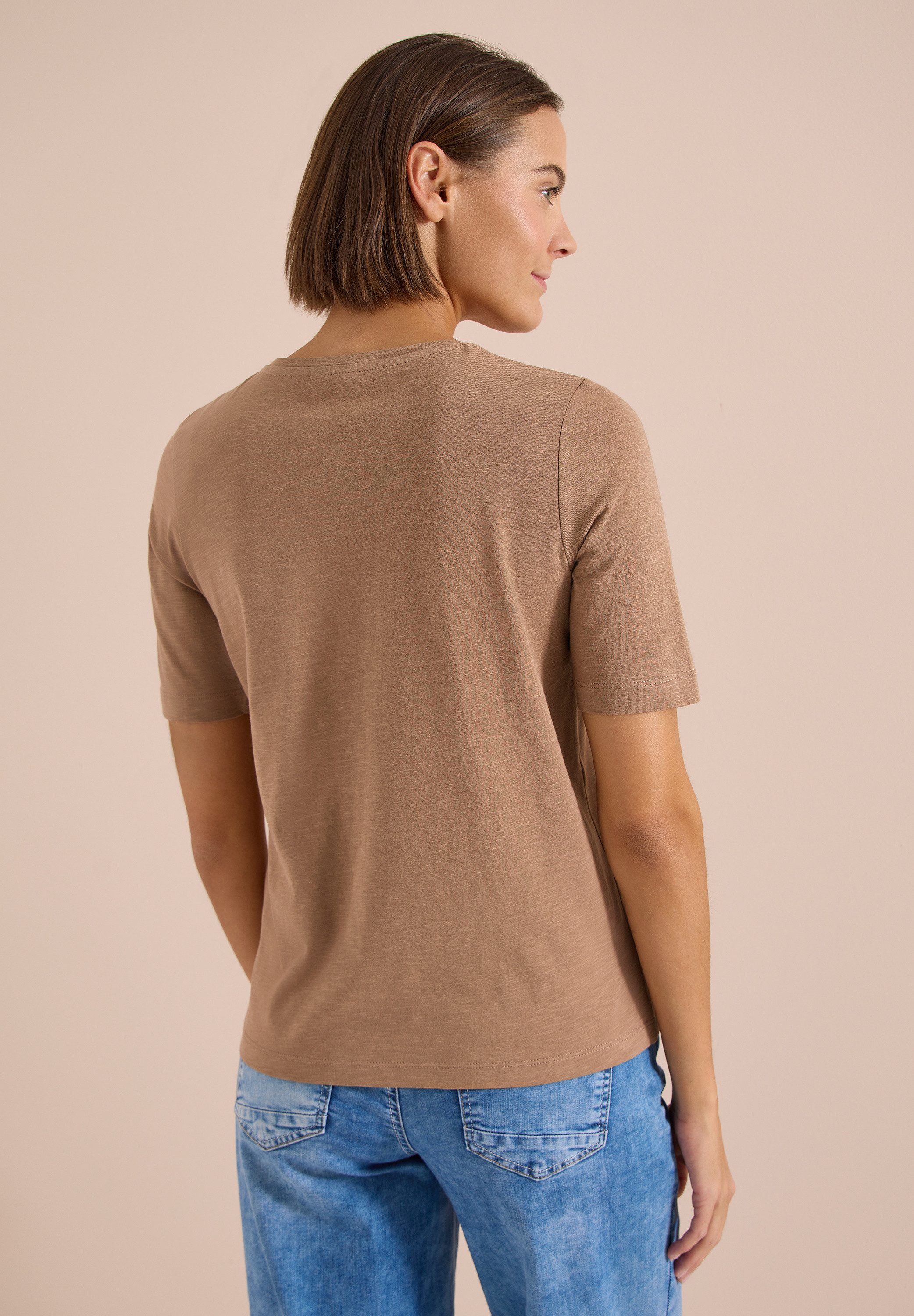 CECIL T-Shirt mit Flammgarn