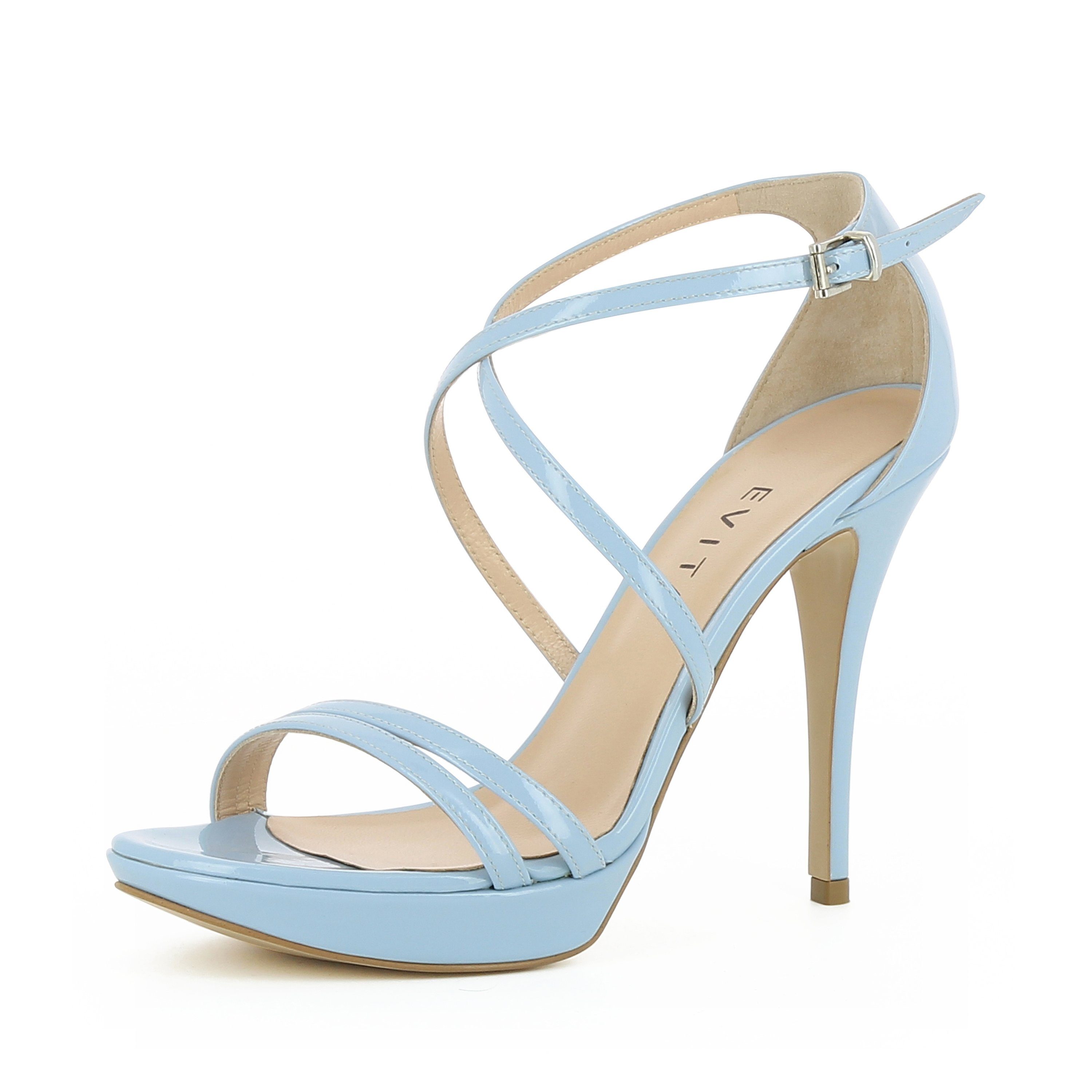 Evita »VALERIA« Sandalette online kaufen | OTTO Evita Sandalette aus Satin schwarz online kaufen | BUFFALO®