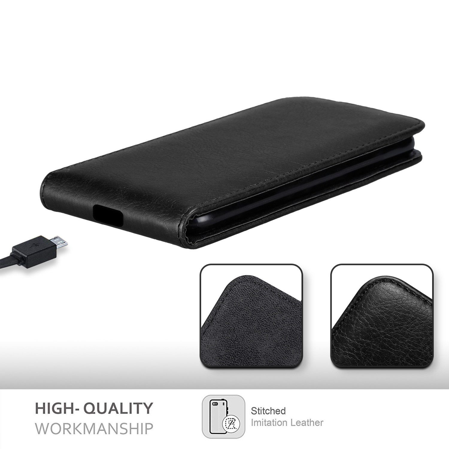 Cadorabo Handyhülle für iPhone 14 PRO Hülle Apple iPhone 14 PRO, Handy Schutzhülle, Klappbare Hülle, Kunstleder mit Magnetverschluss