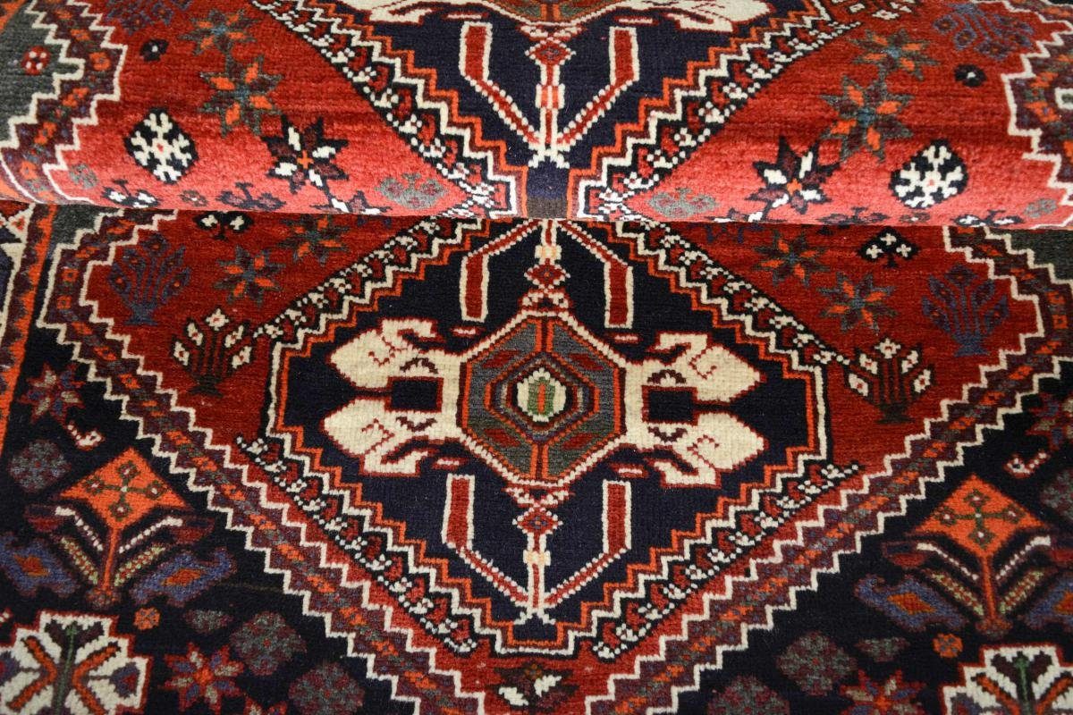 Perserteppich, 111x158 Shiraz Nain 10 Handgeknüpfter rechteckig, / Höhe: Orientteppich mm Trading, Orientteppich