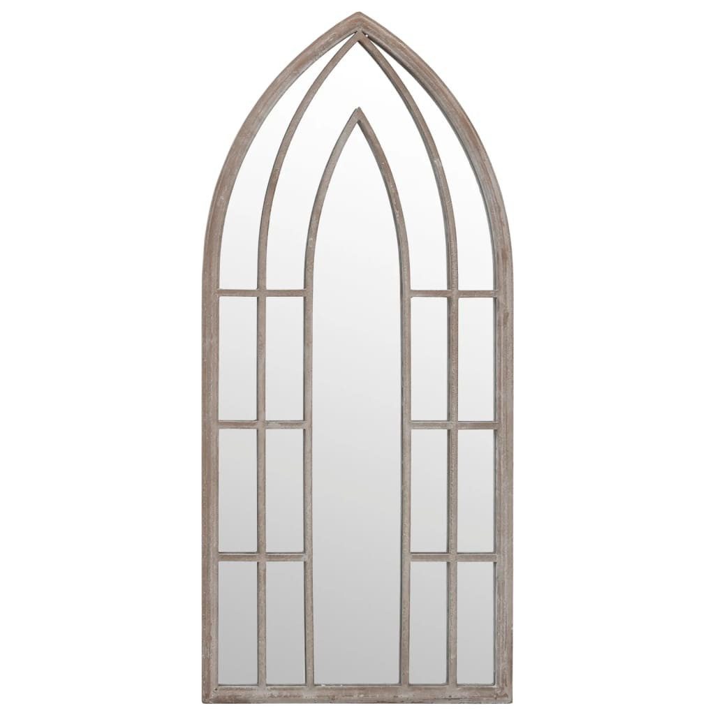 vidaXL Spiegel Spiegel Sandfarben 100x45 cm Eisen für den Innenbereich (1-St)