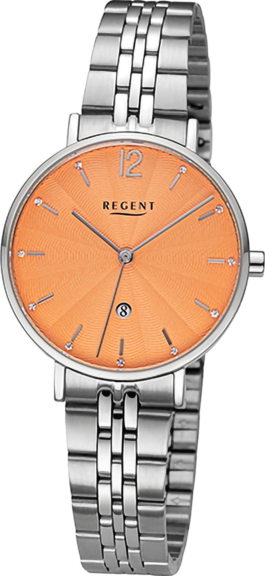Quarzuhr Regent Damen Armbanduhr Analog
