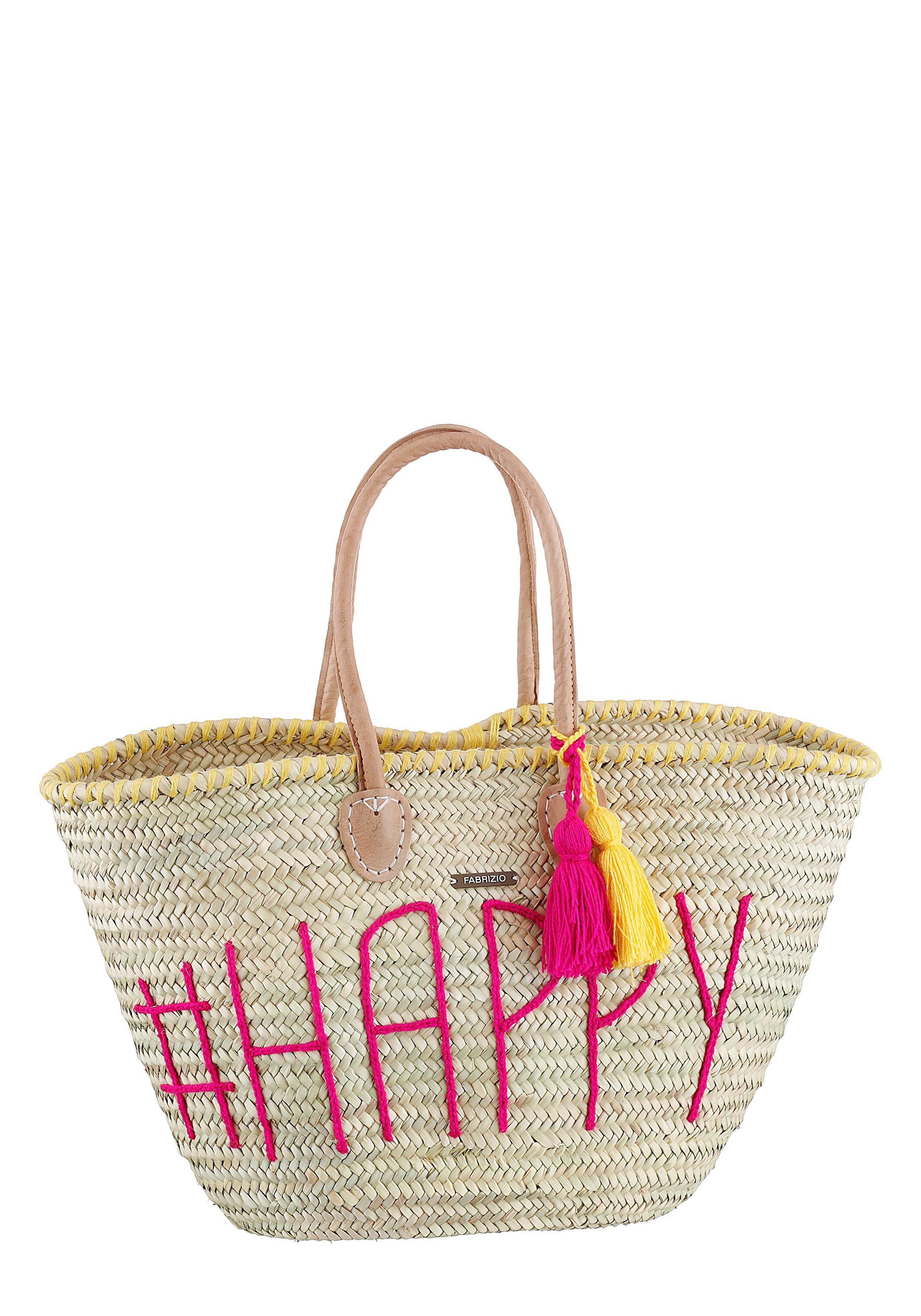 fabrizio® Strandtasche, mit modischer Stickerei