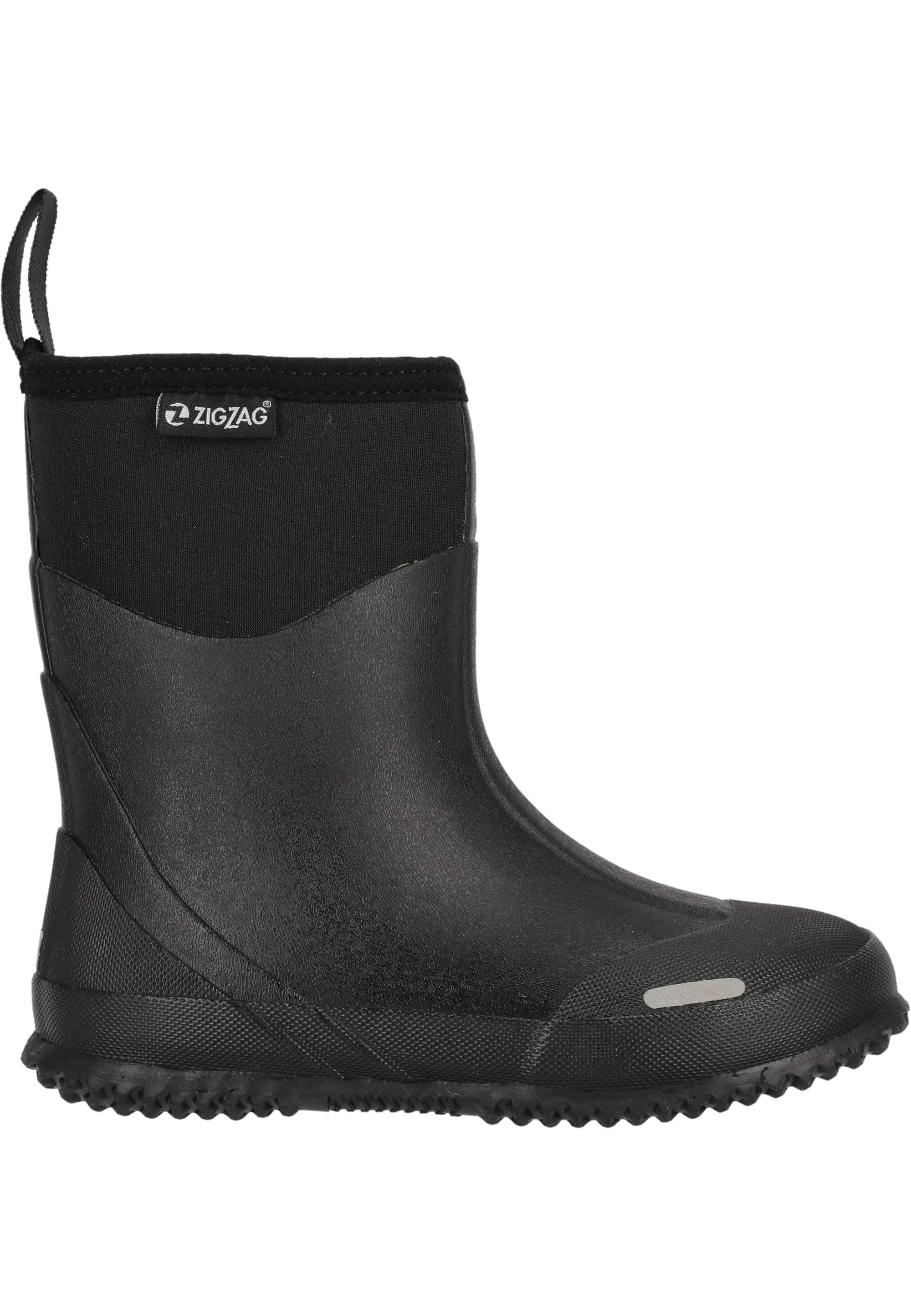 ZIGZAG Neopren Rubber Boot Gummistiefel mit griffiger Allwetter-Sohle
