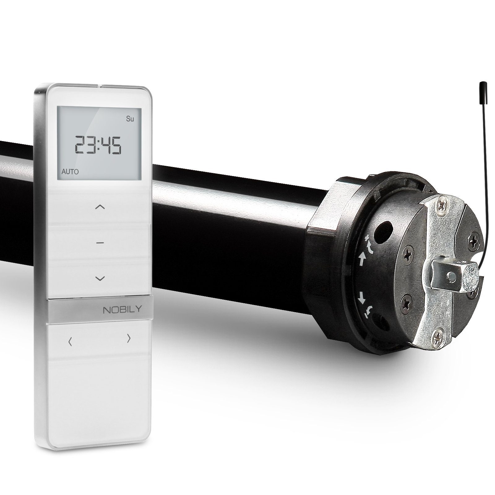 Nobily Rollladenmotor Profi 2-10er Set PR5 inkl. 5-Kanal Funk-Timer Exquisit, (2 St), 10/15-60