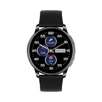 Karen M KM10 Unisex Smartwatch (4.55 cm/1,32 Zoll), magnetische Aufladung, elegant und verschiedene Sportfunktionen