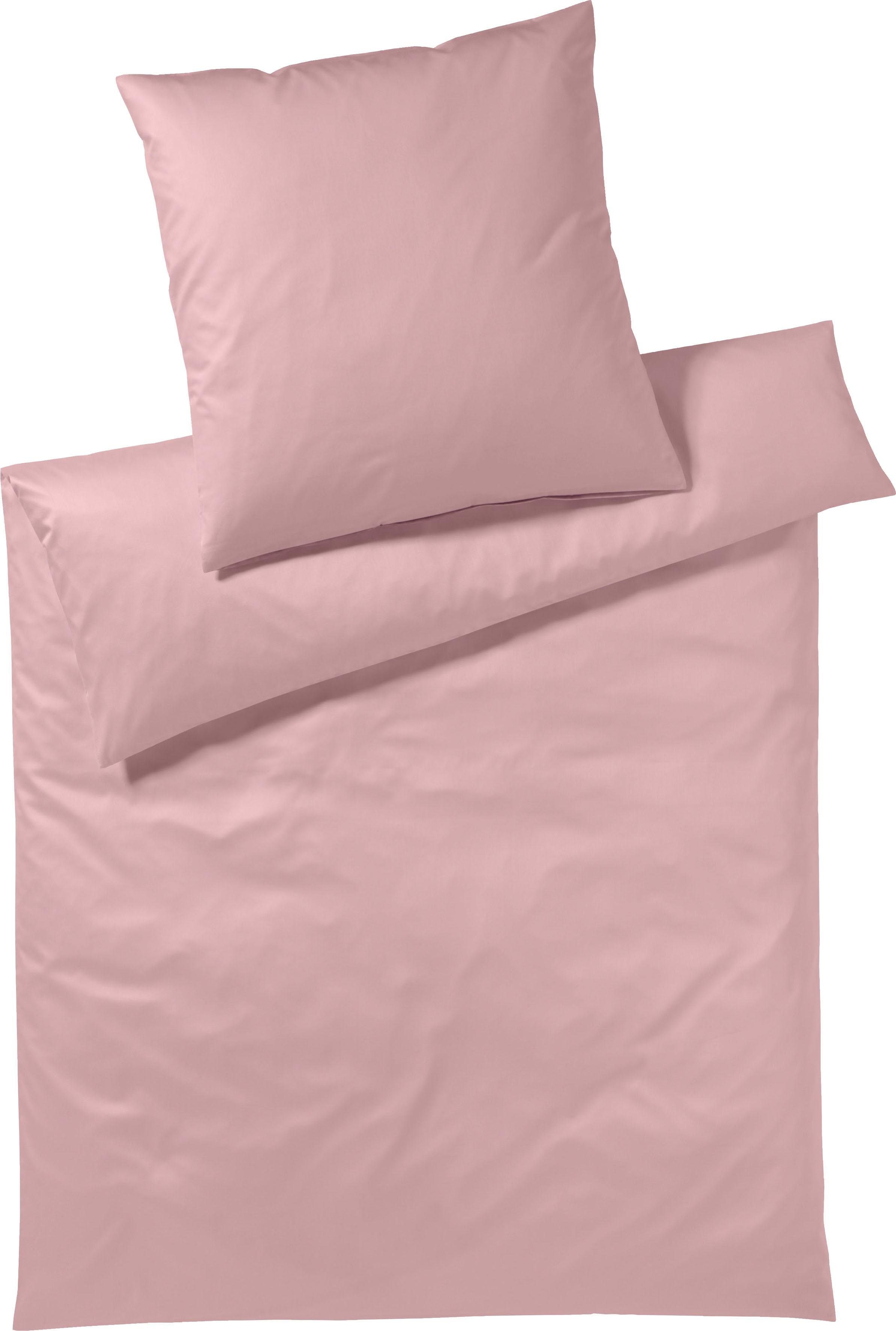 Bettwäsche »Pure & Simple Uni«, Yes for Bed, aus hochwertigem Mako-Satin-Otto
