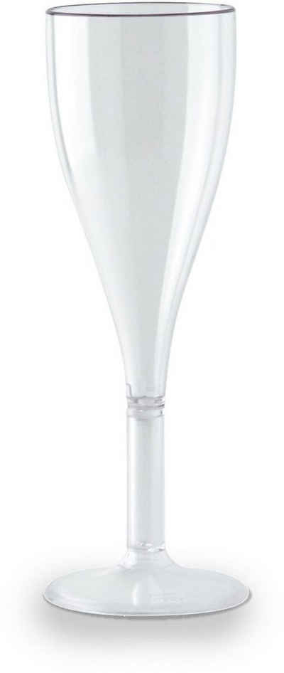 WACA Sektglas, Kunststoff, 100 ml, 4-teilig
