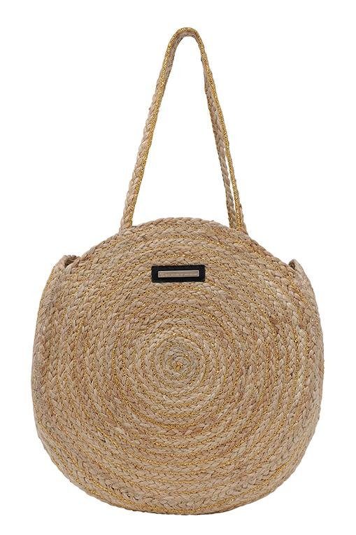 Day Birger et Mikkelsen Korbtasche, in modischer runder Form im XXL Format