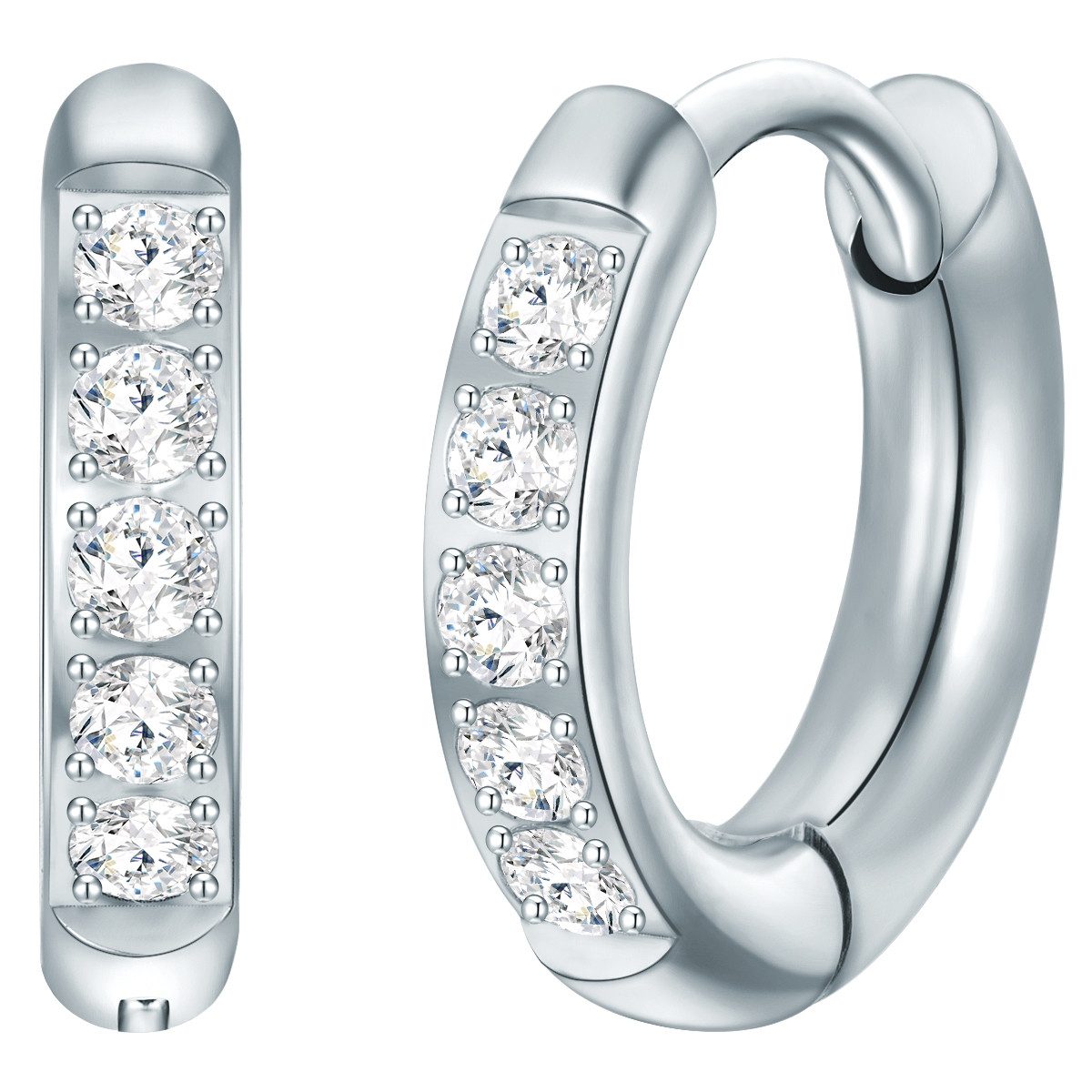 Eastside Paar Creolen Set: ES469 (2-tlg), aus Edelstahl