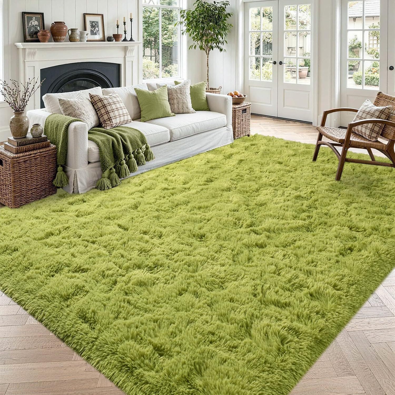 Lochas Hochflor-Teppich Hochflor-Teppich weich & kuschelig für Wohnzimmer und Schlafzimmer