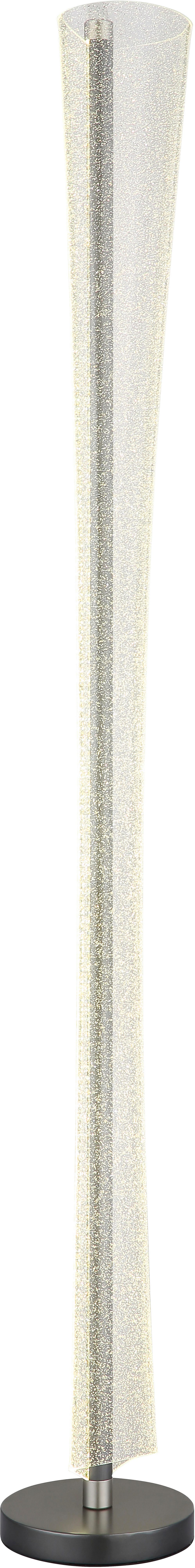 GLOBO LIGHTING Stehlampe MALINDA, LED fest integriert, Anthrazit Stehleuchte mit Acryl klar und Memoryfunktion, LED 48W