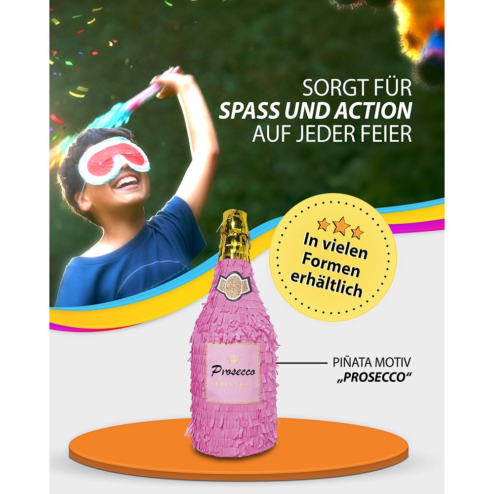 Party Factory Pinata Pinata Champagnerflasche, in Flaschenform