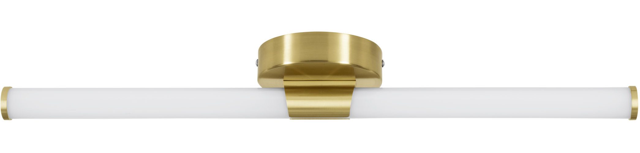 EGLO Spiegelleuchte RAMOLA Spiegellampe - Stahl - LED - 11W - IP44, Memoryfunktion, LED fest integriert, Kaltweiß, Neutralweiß, Warmweiß, Wandlampe, Badezimmerlampe, Bad, L60 x H12 x AL6,5 cm