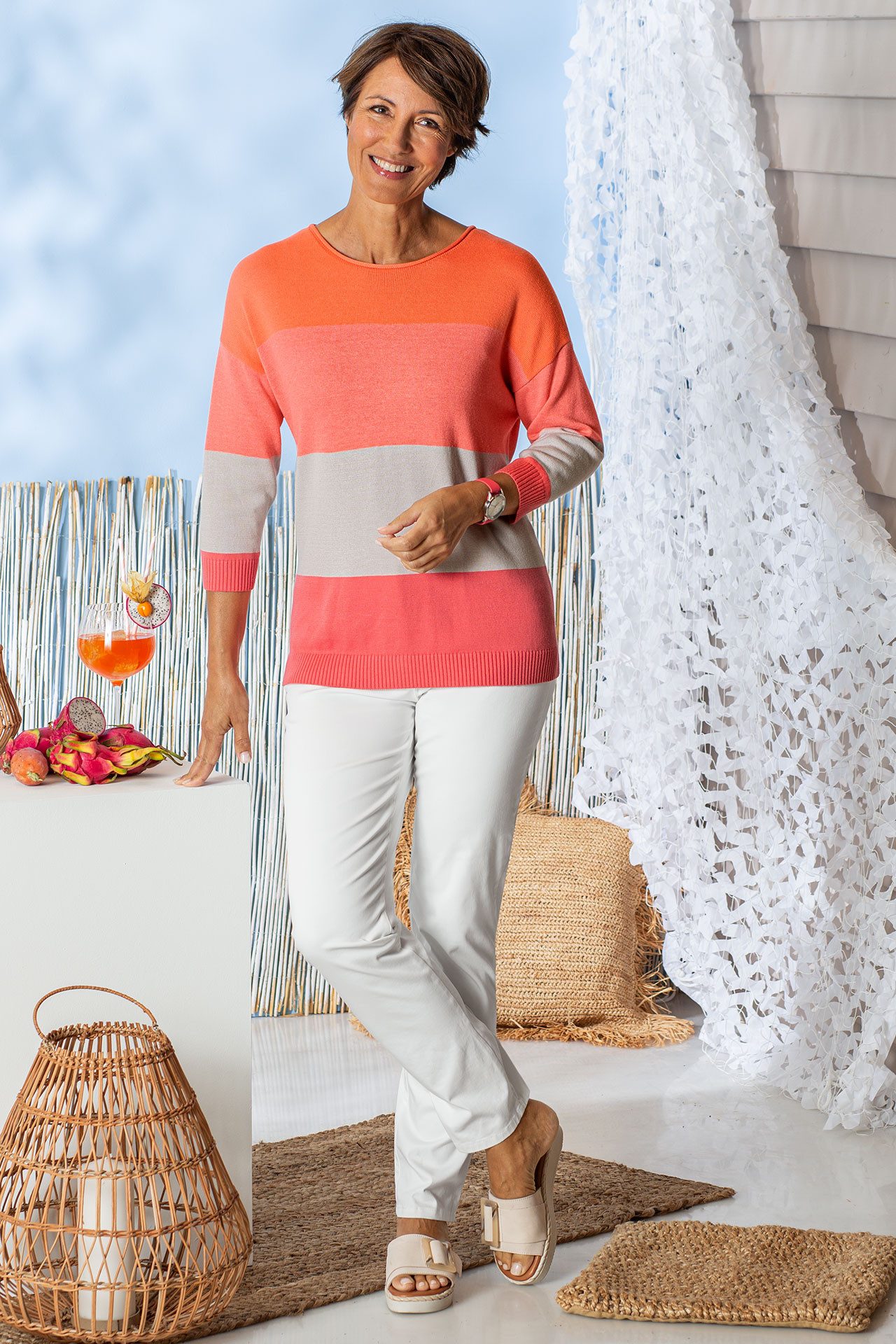 Barbara Lebek Streifenpullover