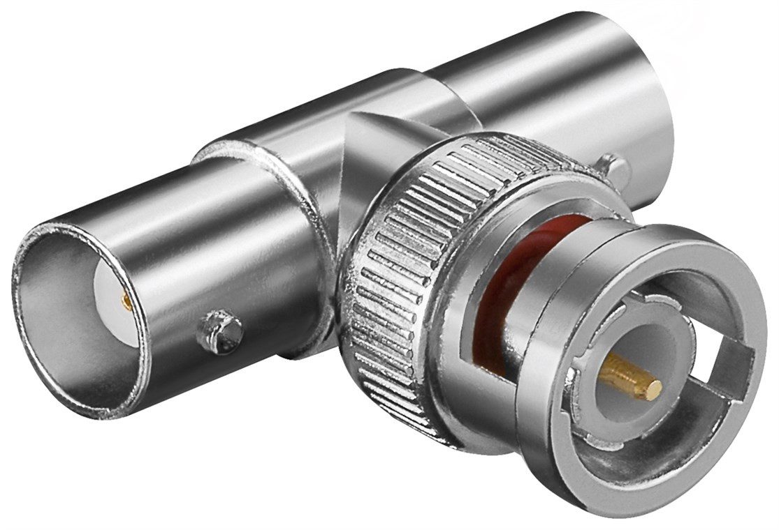 Goobay Goobay BNC-Stecker > 2x BNC-Kupplung - T-Adapter mit vergoldeten Kont USB-Kabel