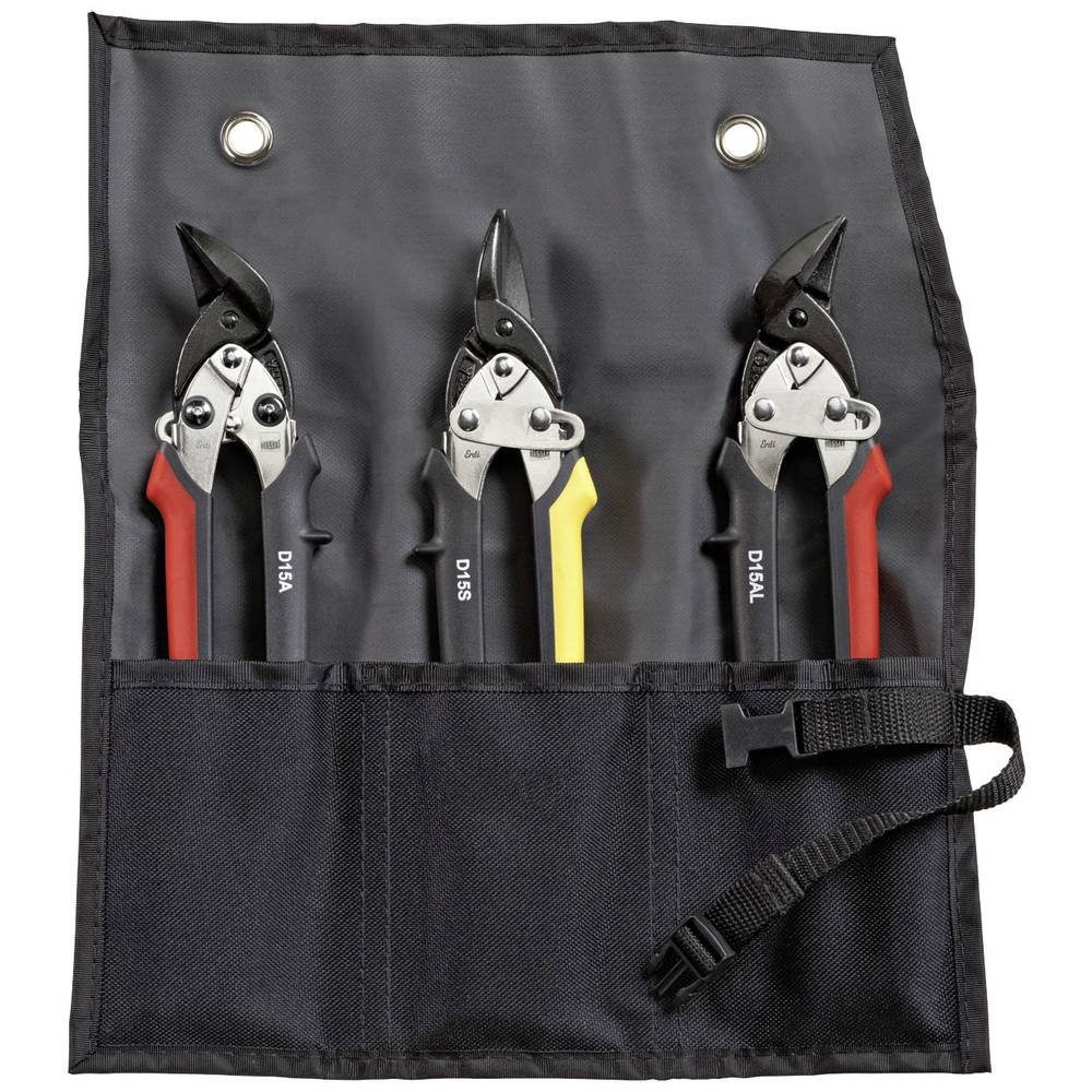 Erdi Ideal-Scheren-Set in Rolltasche Blechschere