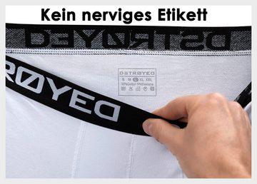 DSTROYED Boxershorts Herren Männer Unterhosen Baumwolle Premium Qualität perfekte Passform (Vorteilspack, 8er, 8er Pack)