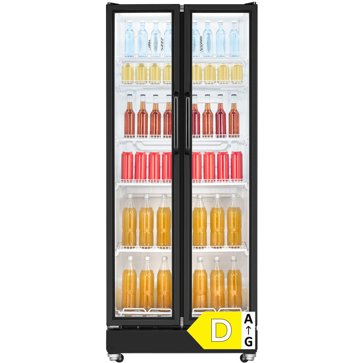 BOMANN Getränkekühlschrank KSG 7294, 195 cm hoch, 79.5 cm breit, Bomann® KSG 7294 Glastür-Kühlschrank