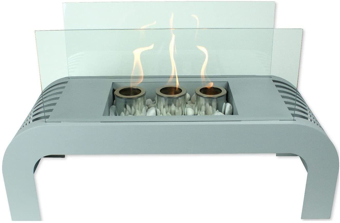 Kaminbau Mierzwa Echtfeuer-Dekokamin Sorrento & Pompei (Premium), Tischkamin, Gelkamin, Ethanolkamin