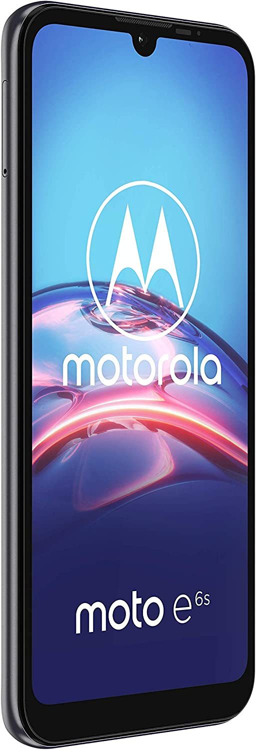 Motorola Moto E6S XT2053-1 32GB Meteor Grey Smartphone (15,49 cm/6,1 Zoll, 13 MP Kamera, Schnellladefunktion,Dual Kamera,Gestensteuerung,Sprachsteuerung)