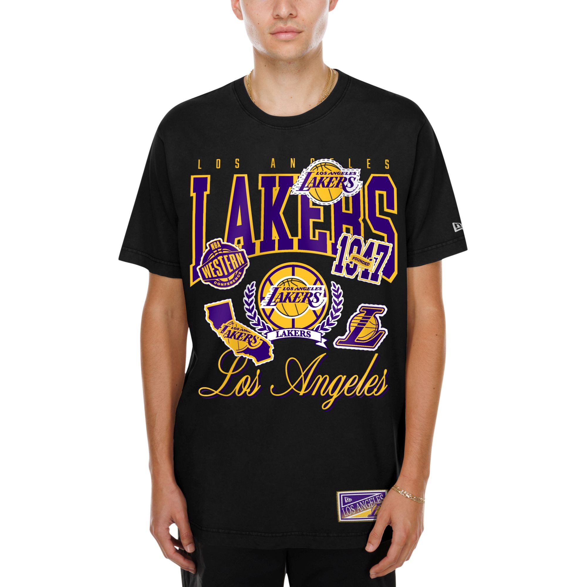 Print-Shirt Oversized NBA Los Angeles Lakers
