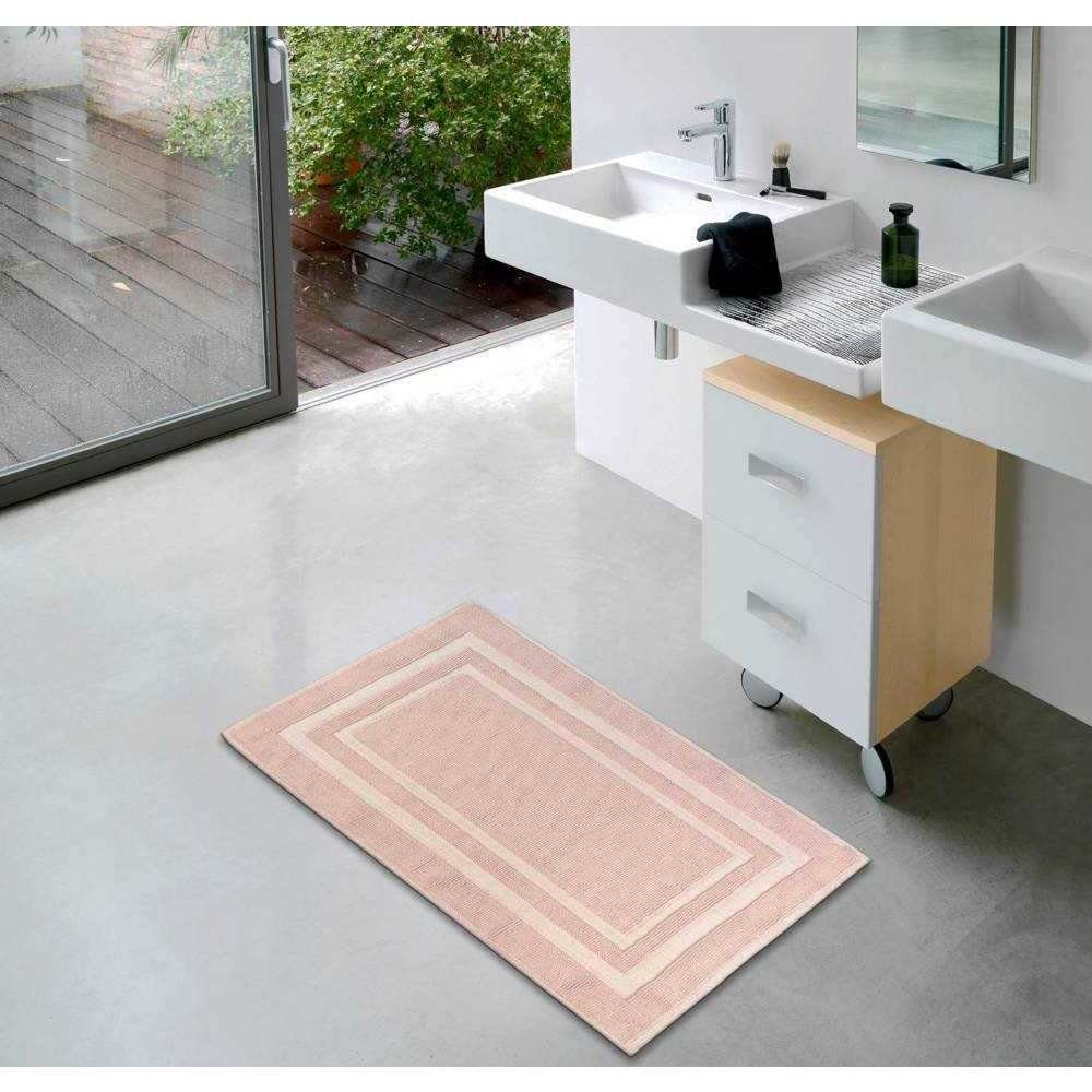 etérea Himmlische Qualität Badematte etérea Baumwolle Badteppich Langen, fußbodenheizungsgeeignet, schnell trocknend, strapazierfähig, Baumwolle, rechteckig, pflegeleicht